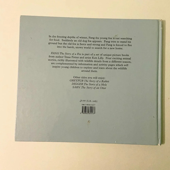 Vintage 1996 Fang The Story of a Fox Book Tessa Potter and Ken Lilly - Picture 16 of 16